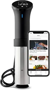 Anova Culinary Sous Vide Precision Cooker 2.0 (WiFi), 1000 Watts - B07WQ4M5TS