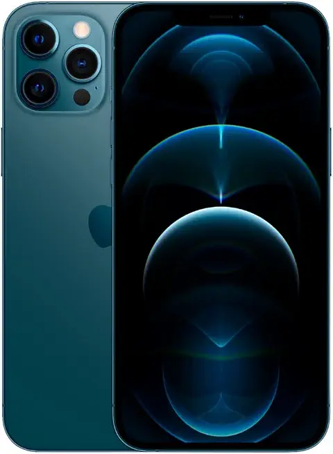 Apple iPhone 12 Pro Max 5G, US Version, 256GB, Pacific Blue - Unlocked (Renewed) - B08PCD1YDK