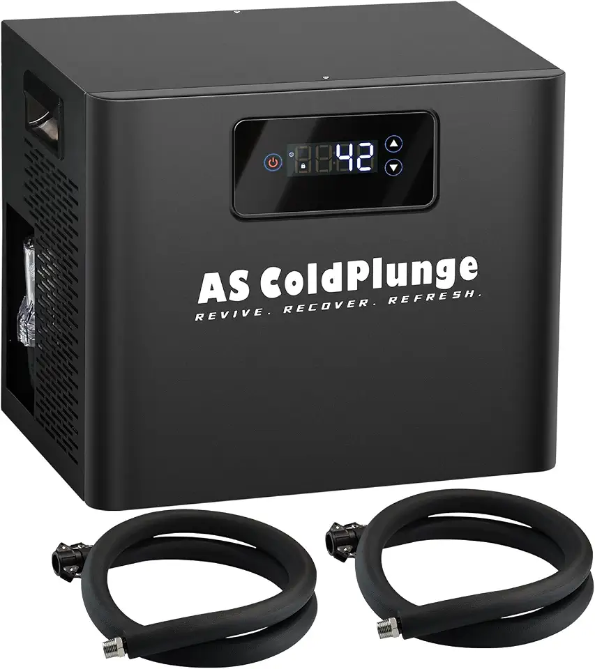 AS ColdPlunge 1/3HP Cold Plunge Chiller, Ice Bath Water Chiller for Any Tub | Cools - B0DYJ7S4D8