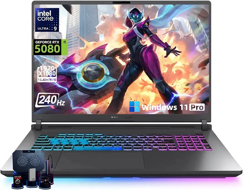 ASUS ROG Strix G18 Gaming Laptop, Intel Ultra 9 275HX, GeForce RTX 5080 - B0HJV7BM2R