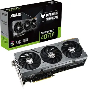 ASUS TUF Gaming NVIDIA GeForce RTX 4070 Ti OC Edition Gaming Graphics Card (PCIe 4.0, - B0BQTSV2GG