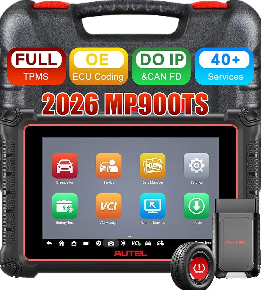 Autel MaxiPRO MP900TS Bidirectional OBD2 Scanner, Full TPMS & Coding | CAN FD DoIP Support - B0FJ1GZ12Z