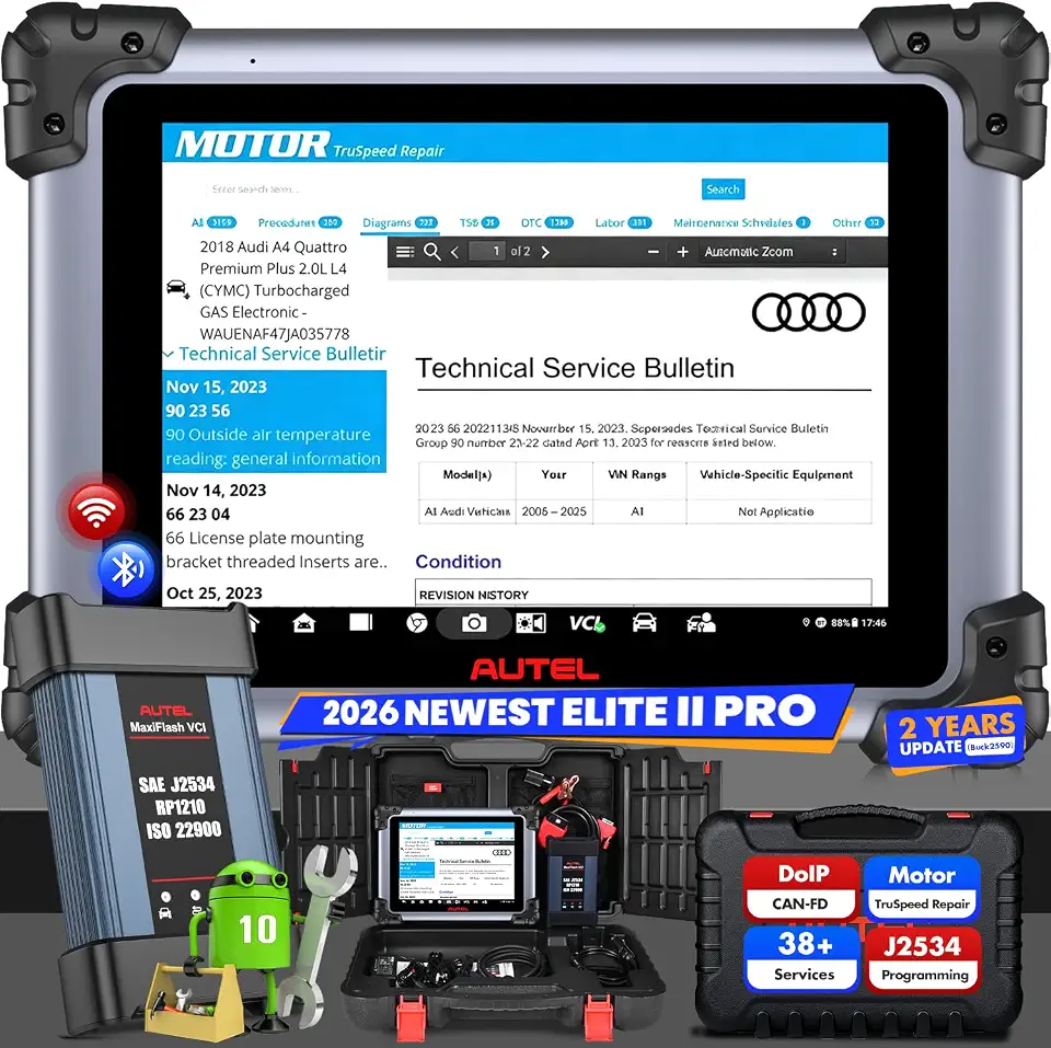 Autel MaxiSys Elite II PRO Scanner, 2026 2-Year Update [$2590] Elite 2 PRO | J2534 - B0F6LPJ94T