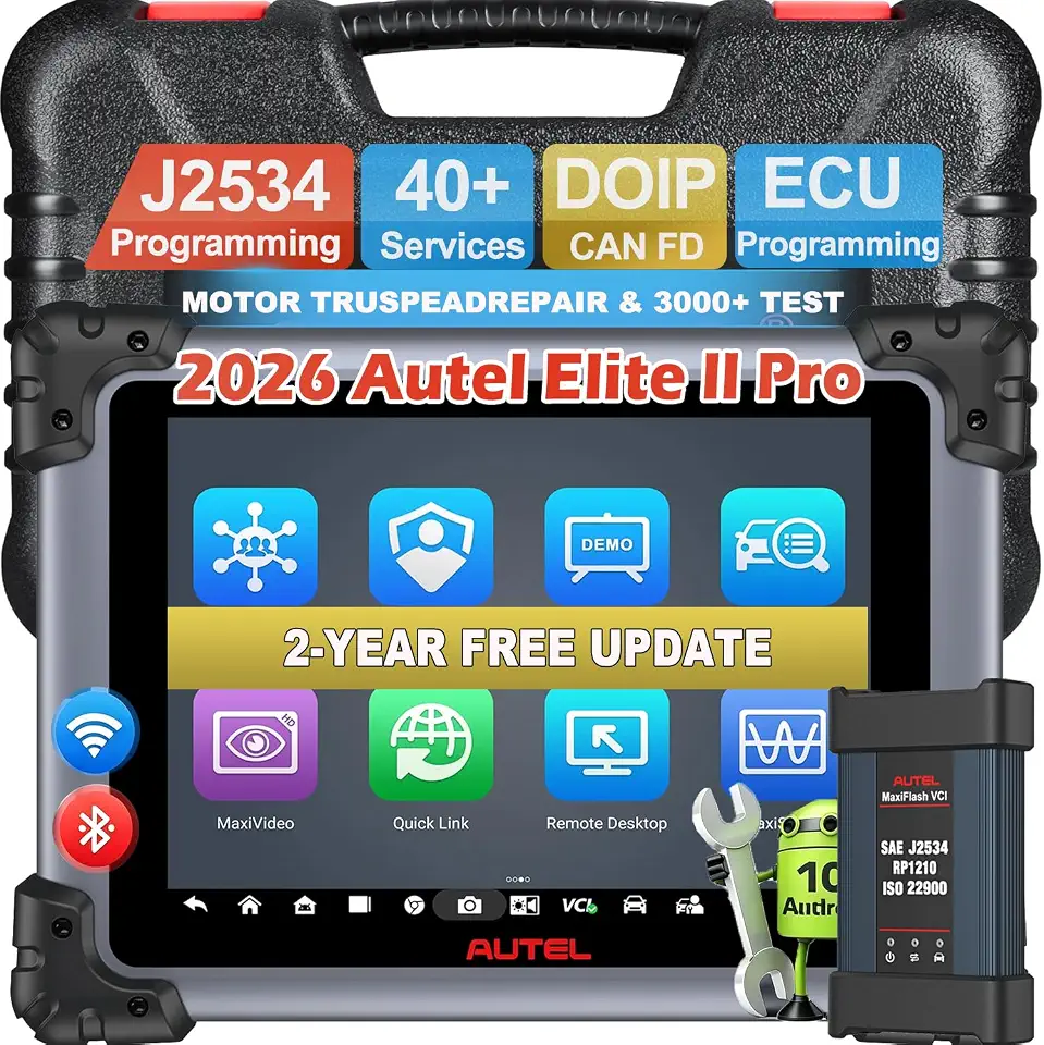 Autel MaxiSys Elite II Pro Scanner J2534 Reprogramming 2-Year Free Update | High-end professional automotive - B0FHVC9TMC
