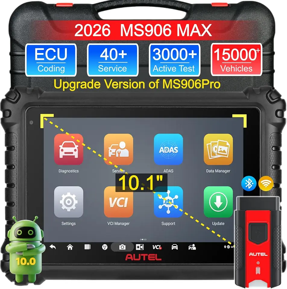 Autel MaxiSys MS906MAX OBD2 Scanner, Way Better Than MS906 Pro, 2026 MS906 MAX Up of - B0DRG4YXXJ