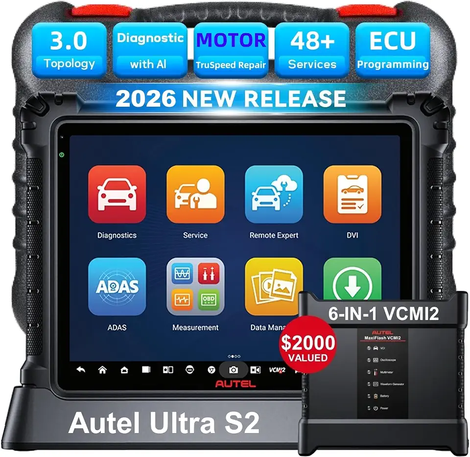Autel MaxiSys Ultra S2 AI Scanner, Topology 3.0, Multi-Point DVI, EV Test | 2026 Top - B0DZC1M7MZ
