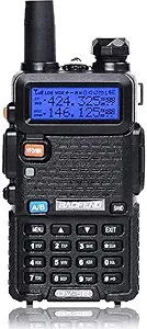 Baofeng UV-5R Ham Radio Handheld, Dual Band Two Way Radio (Black) - B074XPB313