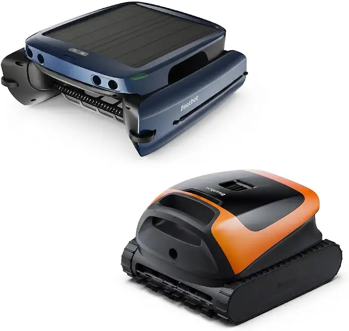 Beatbot Sora 30 Cordless Robotic Pool Vacuum Cleaner with iSkim Solar Powered Pool Skimmer, Cleans - B0GWDXN3J1
