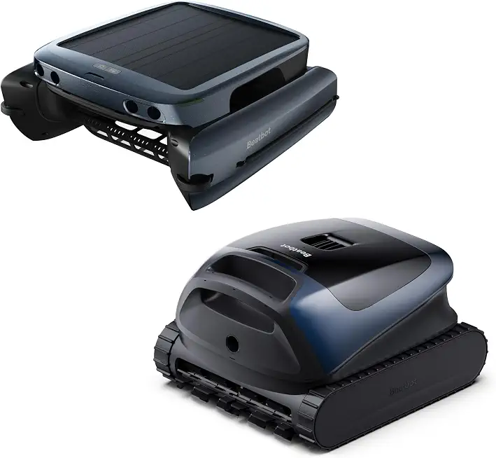 Beatbot Sora 30 Cordless Robotic Pool Vacuum Cleaner with iSkim Solar Powered Pool Skimmer, Cleans - B0H3Z6V9MQ