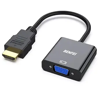 BENFEI HDMI to VGA, Gold-Plated Adapter (Male to Female) for Computer, Desktop, Laptop, PC, Monitor, - B075GZ8DX7