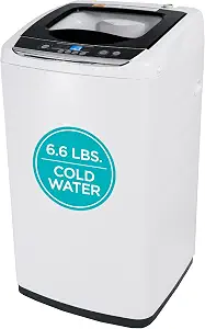 BLACK+DECKER 0.9 Cu. Ft. Portable Washer, 6.6 lb. Capacity, BPWM09W, White - B0799Q45TT