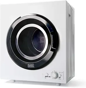 BLACK+DECKER 3.5 Cu. Ft. Portable Dryer, 13.2 lb. Capacity, 120V, BCED37 - B082YGFMQZ