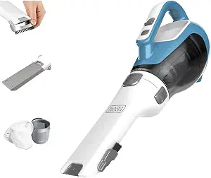 Black+Decker, Dustbuster AdvancedClean Handheld Vacuum Cordless, Compact Home and Car Vacuum with Crevice Tool, Rotating - B006LXOJC0