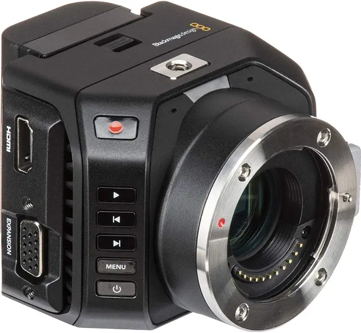 Blackmagic Design Micro Cinema Camera Body Only, with Micro Four Thirds Lens Mount, 13 Stops - B00WNFK0P0