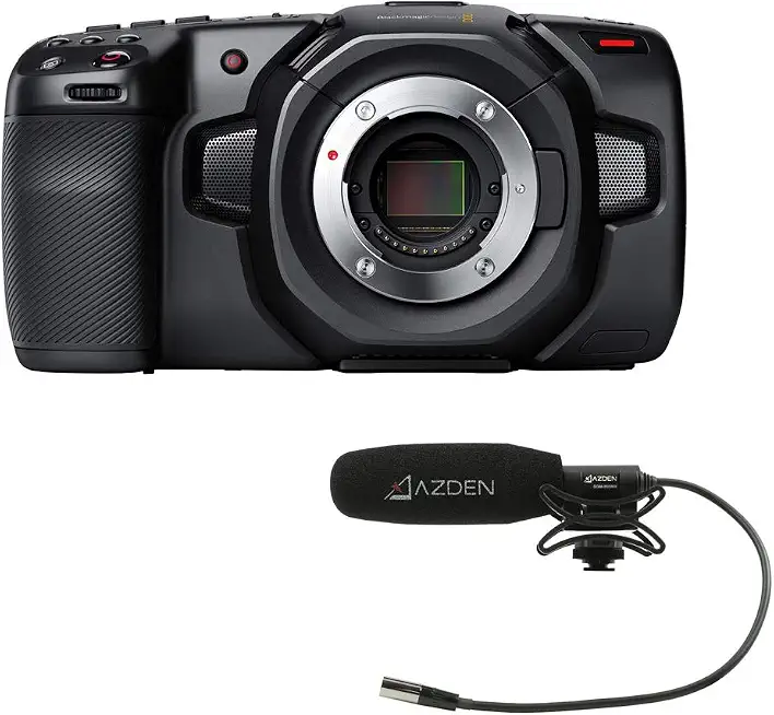 Blackmagic Design Pocket Cinema Camera 4K with Azden SGM-250MX Shotgun Microphone Bundle - B0816D9XFJ