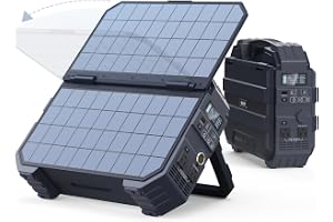 BLAVOR 1600W Solar Generator, 1024Wh Power Station with Built-In 40W Panel | LiFePO4 battery, 3200W - B0HC672G26