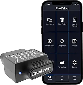 BlueDriver OBD2 Scanner Bluetooth, No Subscription, ABS SRS TPMS - B00652G4TS