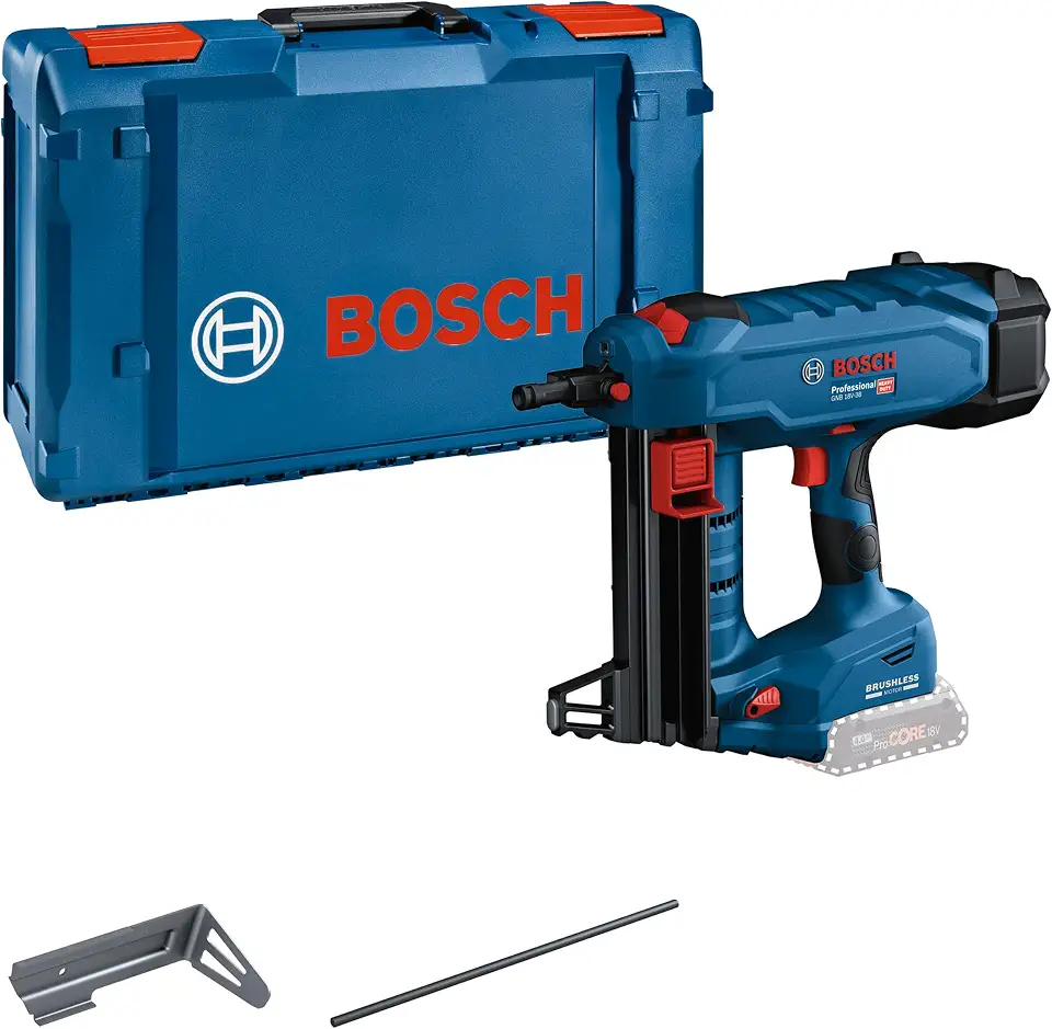Bosch Professional BITURBO Cordless Concrete Nailer GNB 18V-38 (Nail Dia | Easy and effective fixing - B0CGX9BRVY