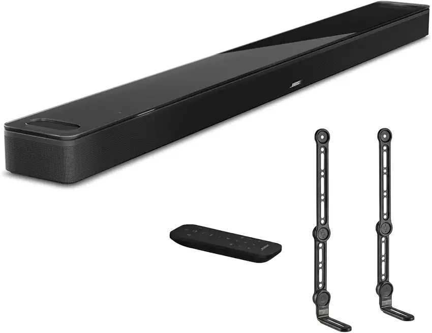 Bose Smart Ultra Dolby Atmos Soundbar with TV/Wall Mount Bundle (Black) - B0H5YFSCWK