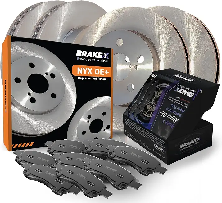 Brake X Front and Rear Brake Pads and Rotors Kit replacement for 2012 FORD F350 - B0GDRR4DK3