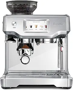 Breville BES880BSS Barista Touch Espresso Machine, Brushed Stainless Steel - B078WMLXXG