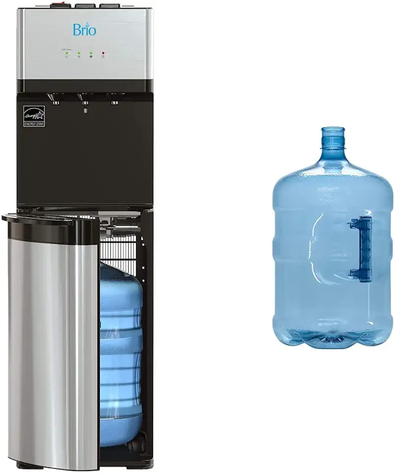 Brio Self Cleaning Bottom Loading Water Cooler Water Dispenser – Limited Edition - 3 Temperature - B0B5ZJ9273