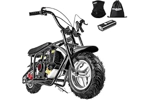 BRM40 Mini Gas Pit Bike for Teens 40cc 4-Stroke Dirt Bike for 18 MPH | - B0H1WLKP39