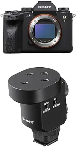 Bundle of Sony Alpha 1 Full-Frame Interchangeable Lens Mirrorless Camera + Sony Digital Shotgun Microphone - B0CDYCFT8S