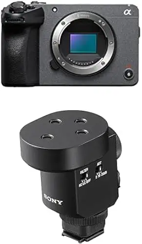 Bundle of SONY Cinema Line FX30 Super 35 Camera + Sony Digital Shotgun Microphone ECM-M1,Black - B0CMJJ8WNF