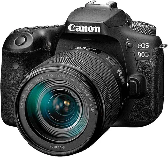 Canon DSLR Camera [EOS 90D] with 18-135 is USM Lens | Built-in Wi-Fi, Bluetooth, DIGIC - B07WHV3HXL