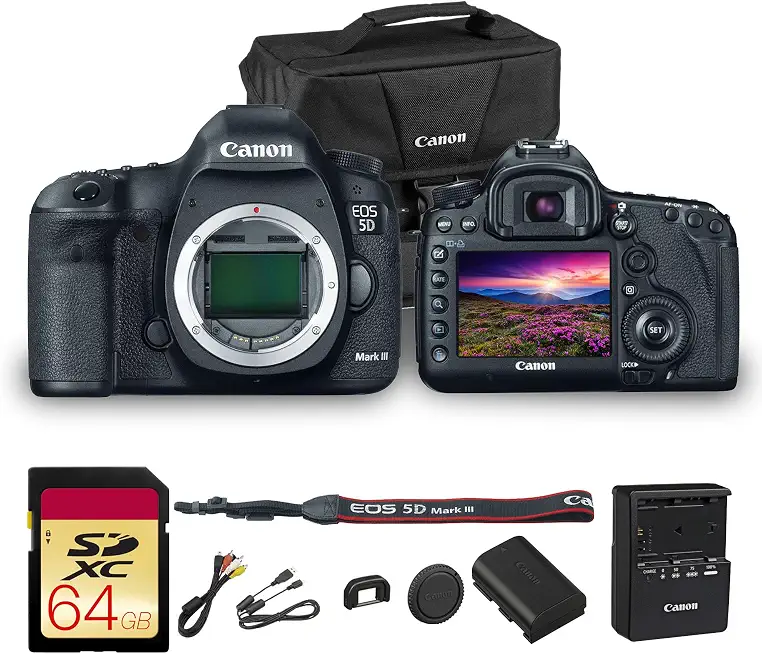 Canon EOS 5D Mark III DSLR Camera | 22.3MP Full-Frame CMOS Sensor, DIGIC 5+ Processor - B0FWM3YXW8