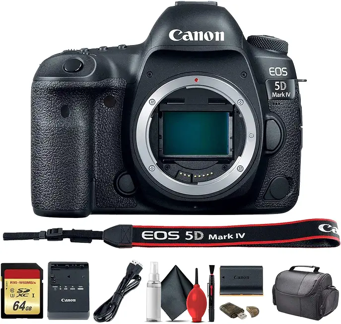 Canon EOS 5D Mark IV DSLR Camera Accessory & Case (1483C002) Bundle - B0B9FRN5GK