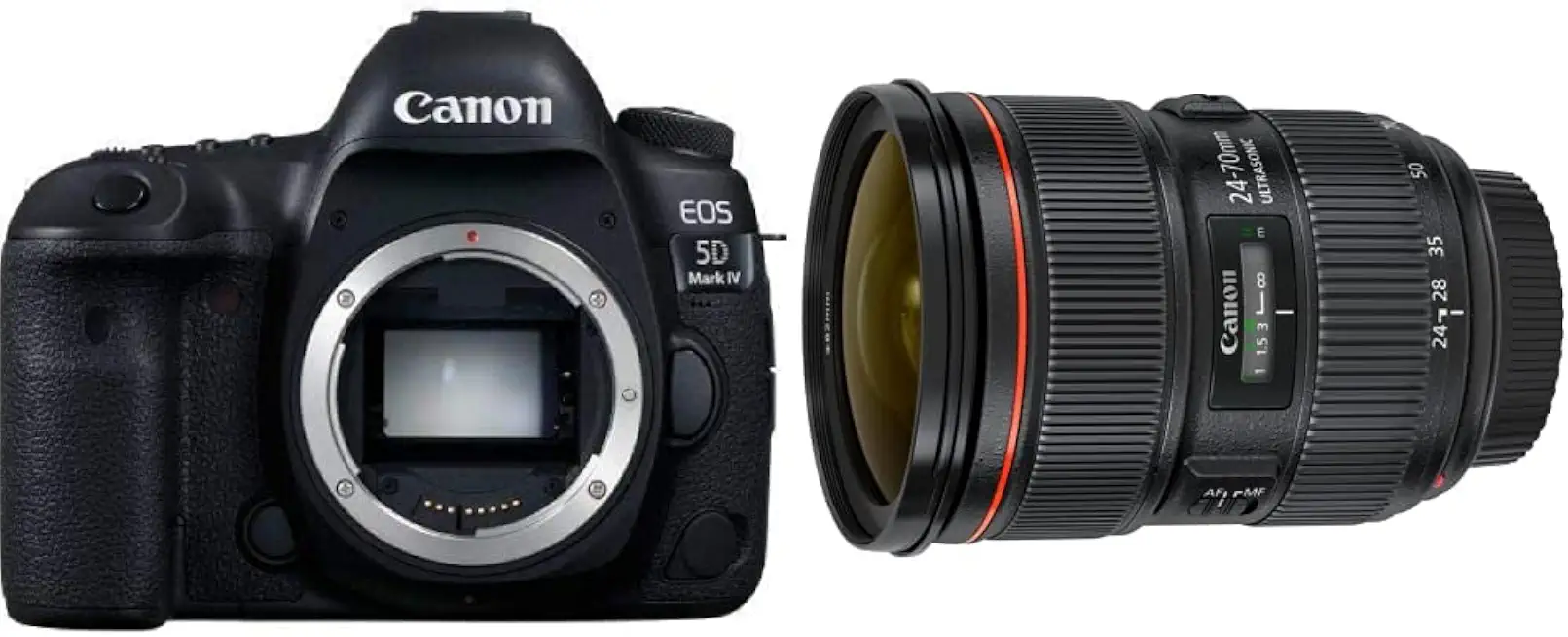 Canon EOS 5D Mark IV Full Frame Digital SLR Camera Body with EF 24-70mm f/2.8L - B0C4RF44TL