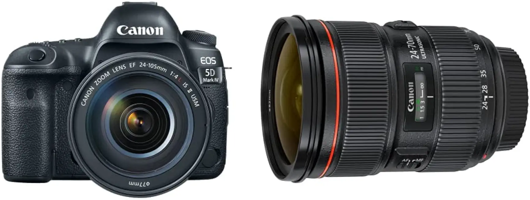 Canon EOS 5D Mark IV Full Frame Digital SLR Camera with EF 24-105mm f/4L is - B0C4RPDBYJ