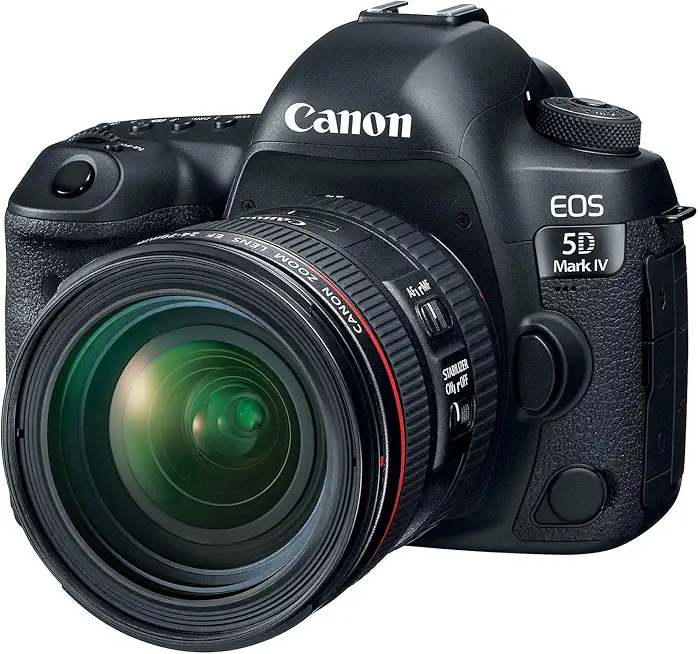 Canon EOS 5D Mark IV Full Frame Digital SLR Camera with EF 24-70mm f/4L is - B01KURGSEE