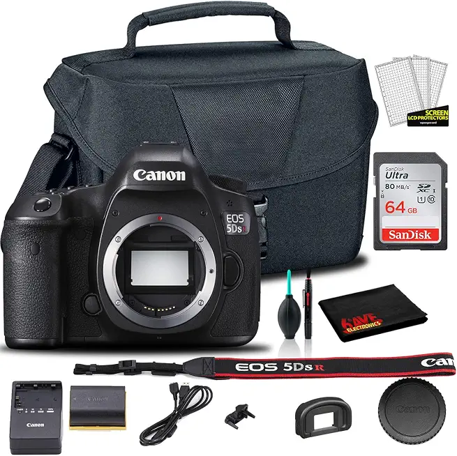 Canon EOS 5DS R DSLR Camera (Body Only) Accessory (0582C002) Bundle - B0B9F7MNHS