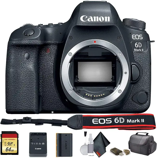 Canon EOS 6D Mark II DSLR Camera Accessory (1897C002) & Starter Bundle - B0BXBDDQZL