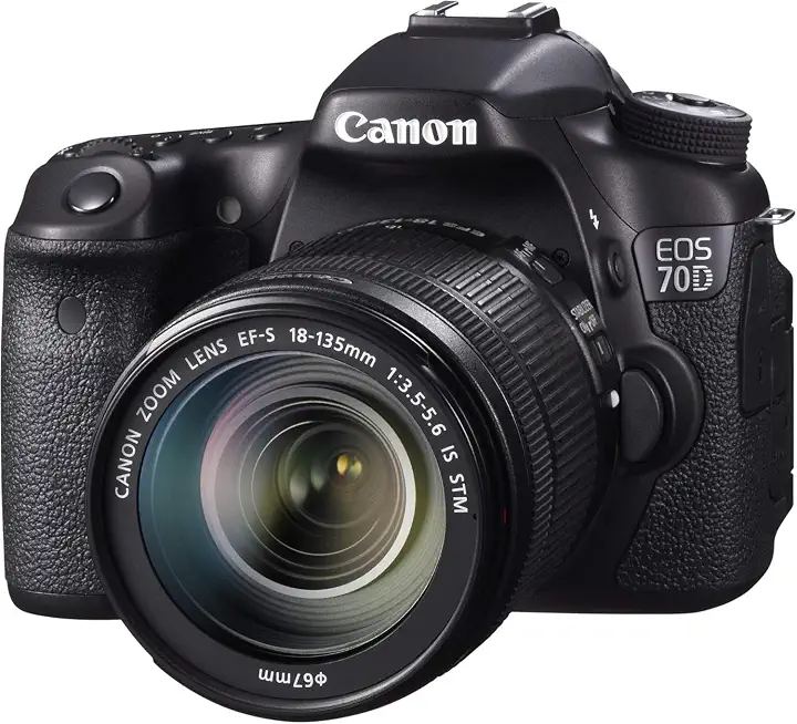 Canon EOS 70D Digital SLR Camera with 18-135mm STM Lens - B00DMS0LCO