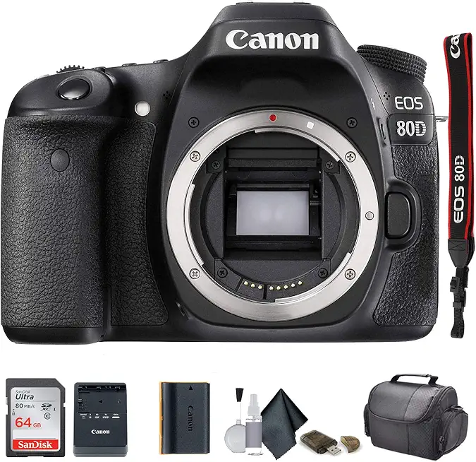 Canon EOS 80D DSLR Camera (1263C004) - Starter Bundle - B099FNZR6J