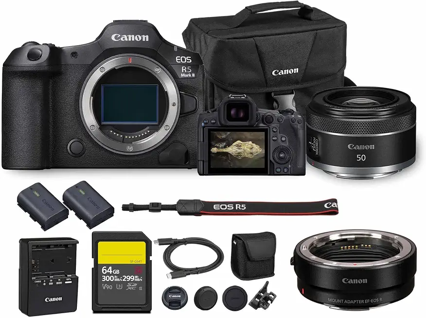 Canon EOS R5 Mark II Mirrorless Camera | 45MP Full Frame Sensor 8K Video Recording - B0FSG5BGGS
