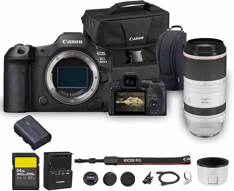 Canon EOS R5 Mark II Mirrorless Camera | 45MP Full Frame Sensor 8K Video Recording - B0FSG9P64D