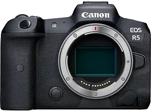 Canon EOS R5 Mirrorless Camera (Body Only), Full-Frame Hybrid Camera, 8K Video, 45 Megapixel CMOS - B08C68F2DX