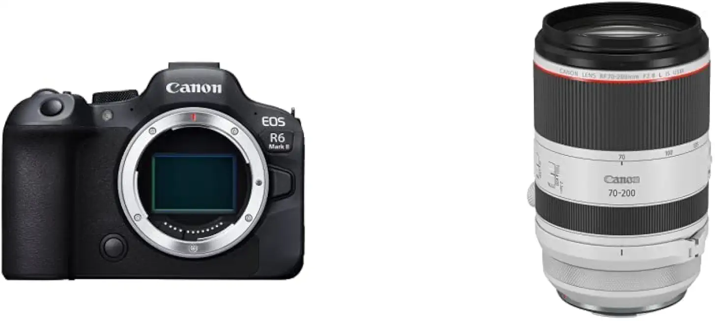Canon EOS R6 Mark II Body with Stop Motion Animation Firmware with RF 70-200mm F2.8 - B0C4RF1YLZ