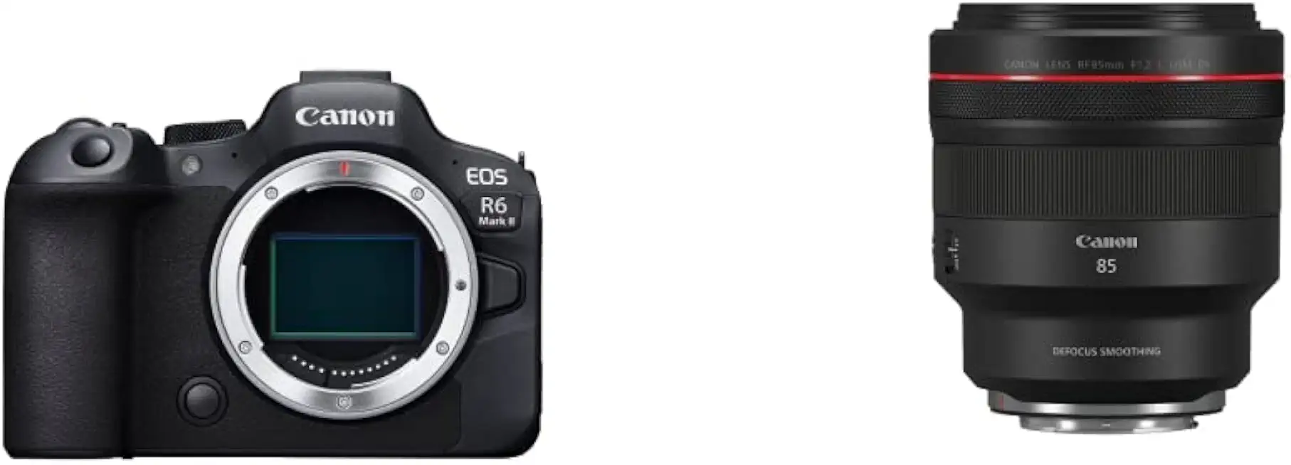 Canon EOS R6 Mark II Body with Stop Motion Animation Firmware with Rf 85mm F1.2 - B0C4RVTCMT