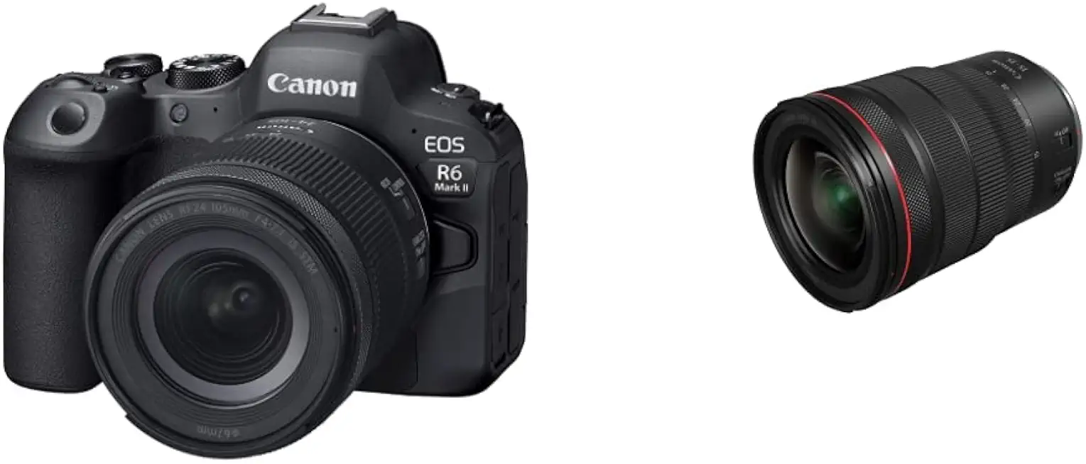 Canon EOS R6 Mark II RF24-105mm F4-7.1 is STM KIT with Rf 15-35mm F2.8 L - B0C4RFM6PK