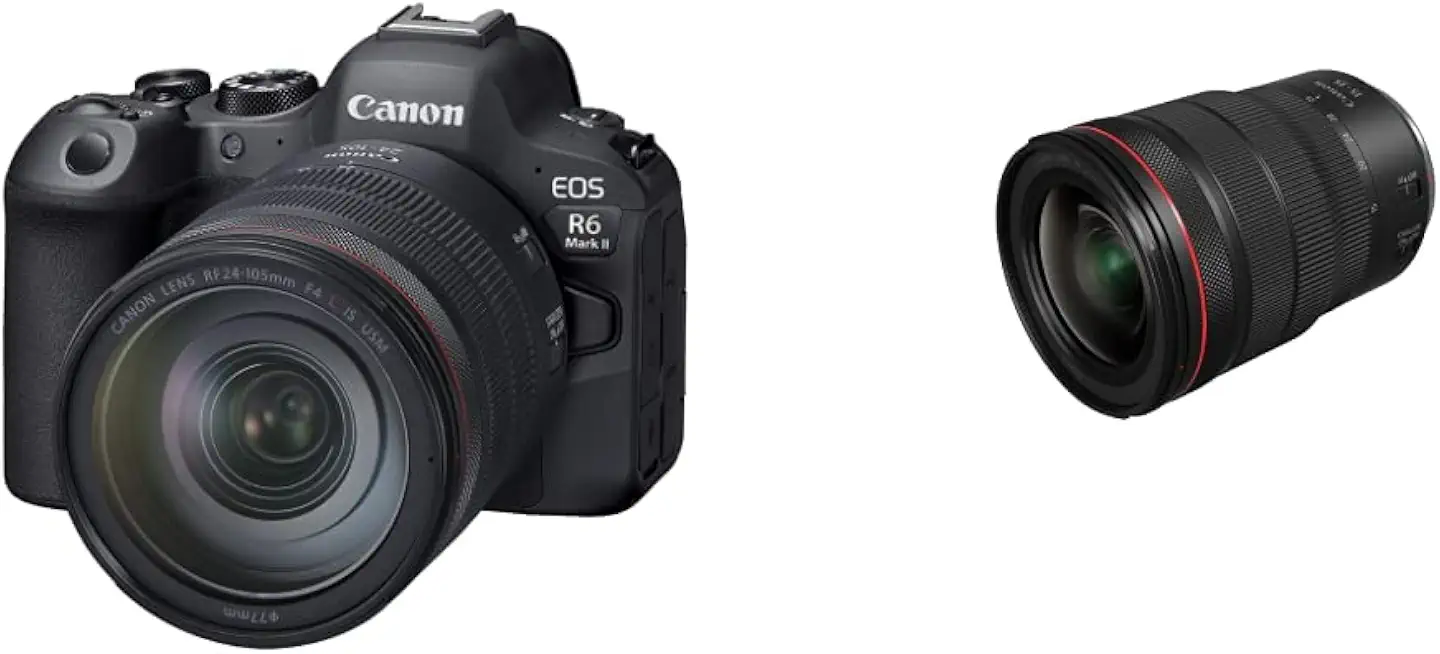 Canon EOS R6 Mark II RF24-105mm F4 L is USM KIT with Rf 15-35mm F2.8 - B0C4RVSCFH