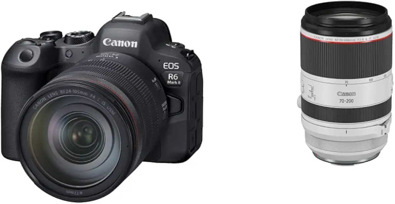 Canon EOS R6 Mark II RF24-105mm F4 L is USM KIT with RF 70-200mm F2.8 - B0C4RXKXZC
