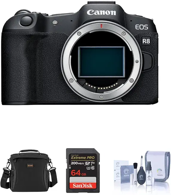 Canon EOS R8 Mirrorless Camera, Bundle with Included Value - B0C5333WLD