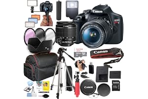 Canon EOS Rebel T7 DSLR Camera with 18-55mm Lens, 24.1MP APS-C, SanDisk Ultra SD Card, - B0H9Z6C39G