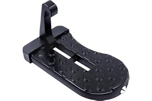 Car Door Step with Roof Rack Mount, 400lb Capacity, Aircraft-Grade Aluminum, Anti-Slip Surface, 6.3-inch Platform, - B0HGXZ67YL